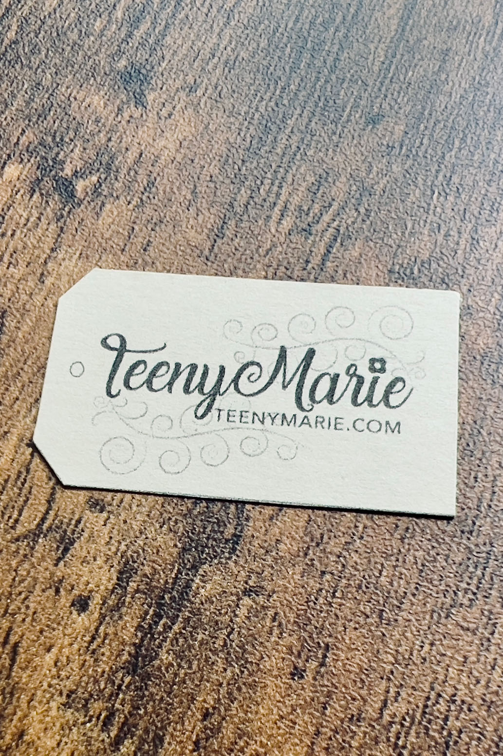 TeenyMarie product tag